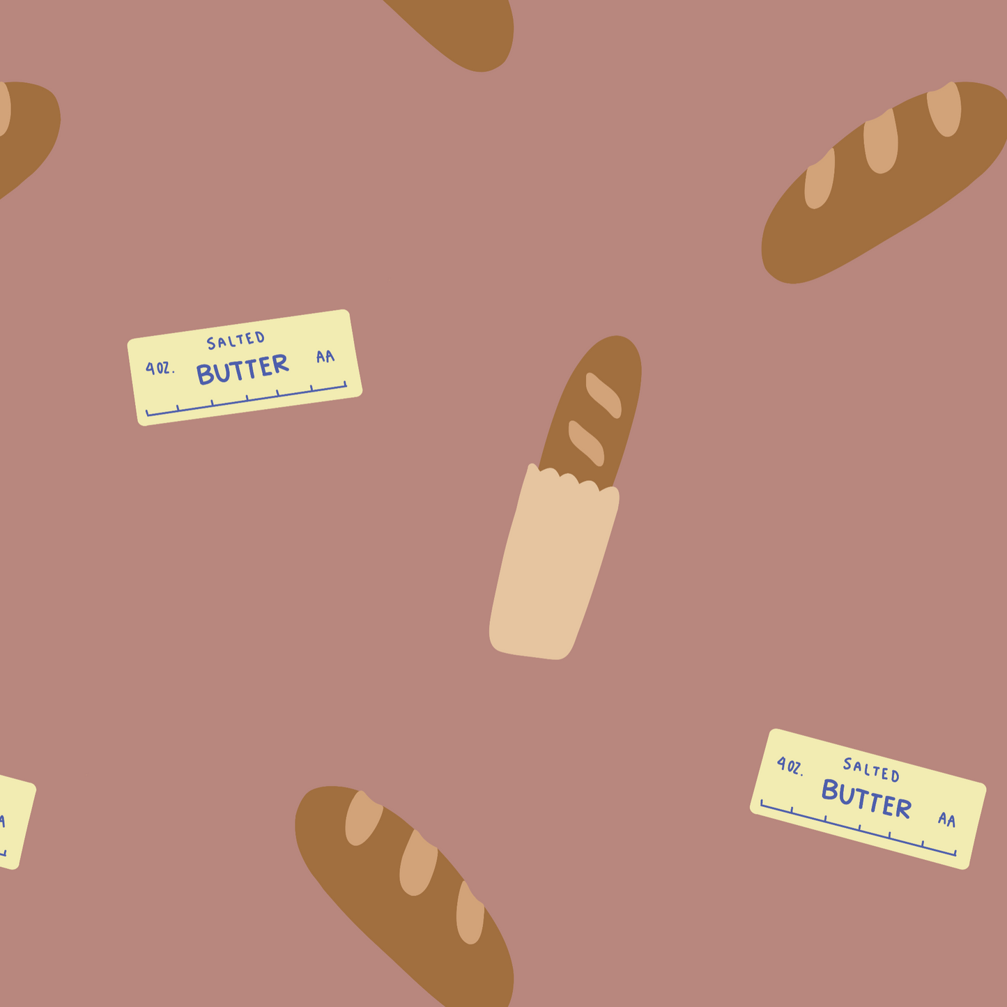 Baguette about it print