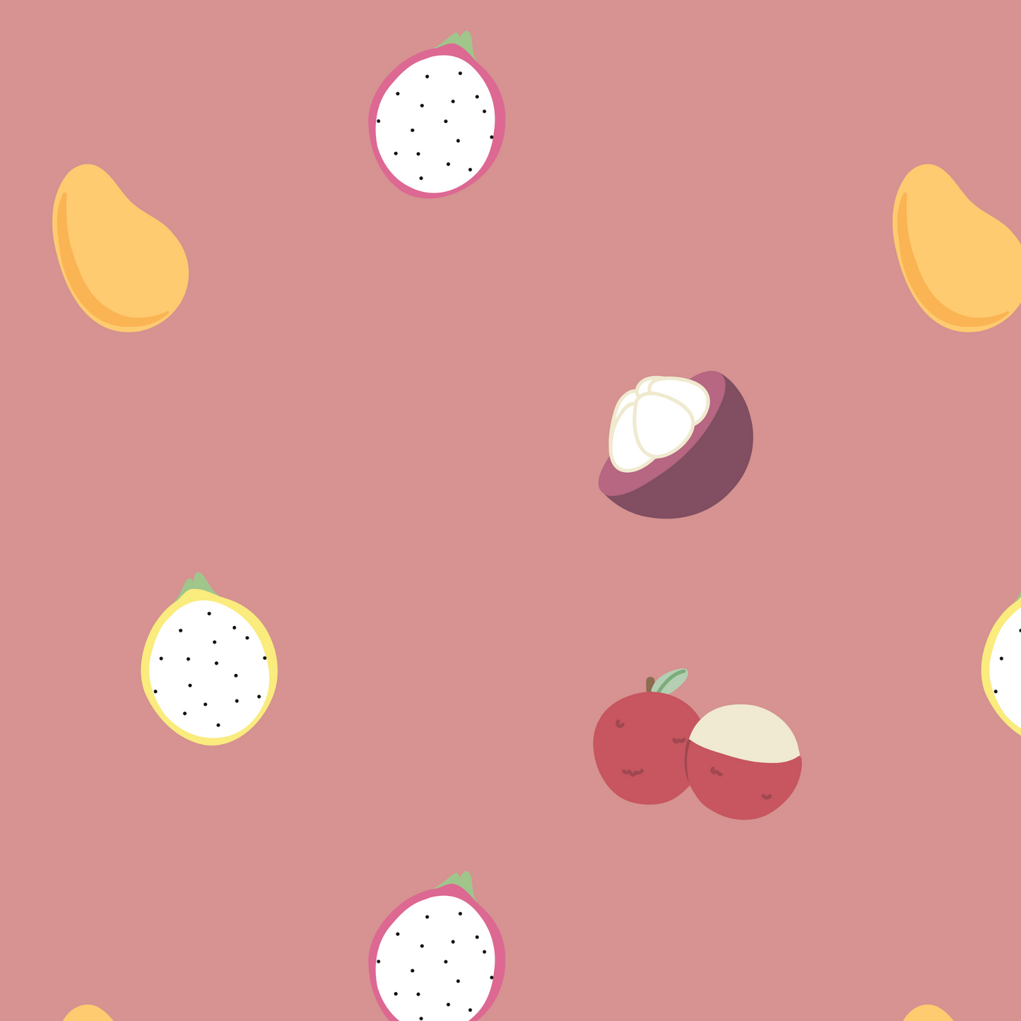 Tropical fruit print