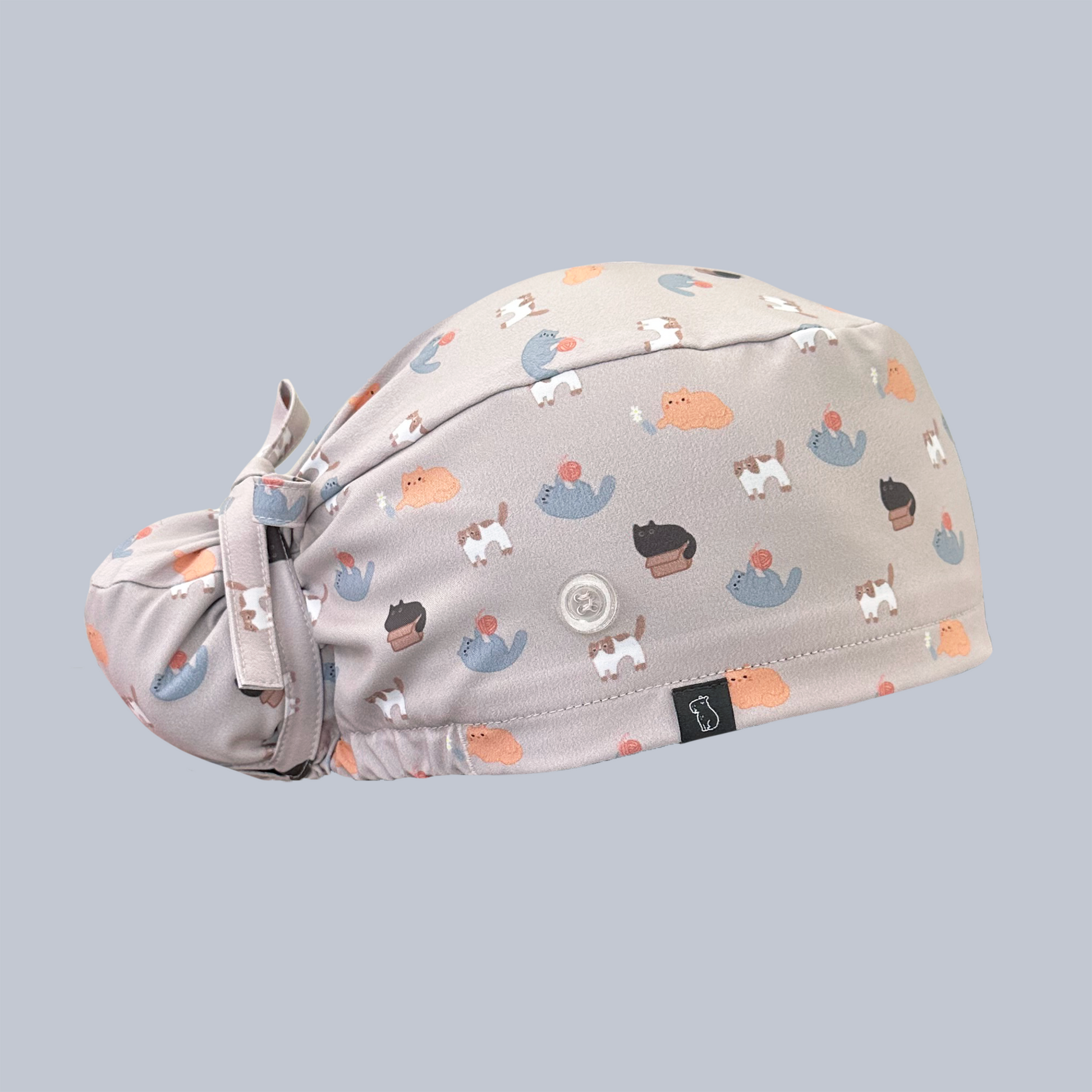 Bun scrub cap: Just cat things profile