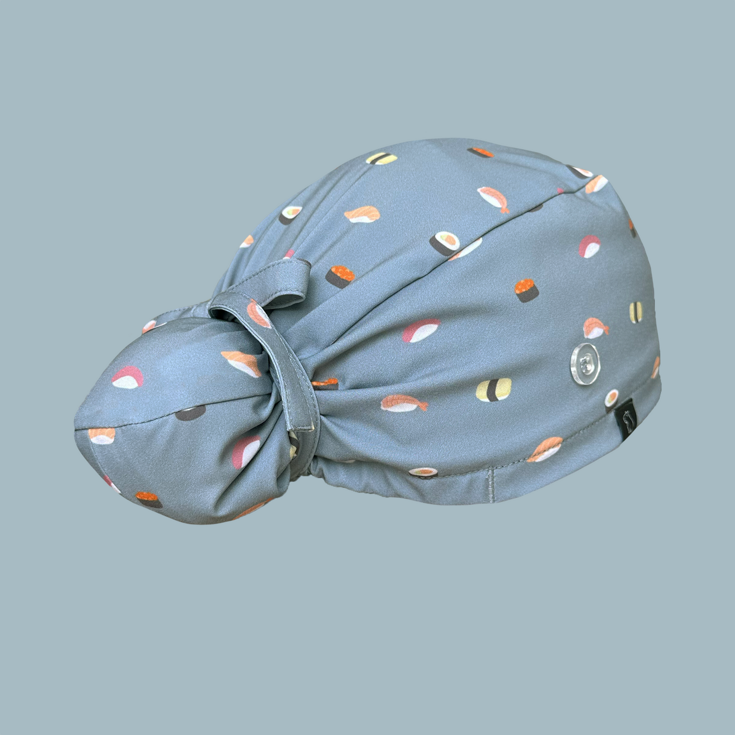 Bun scrub cap: Sushiland Rear