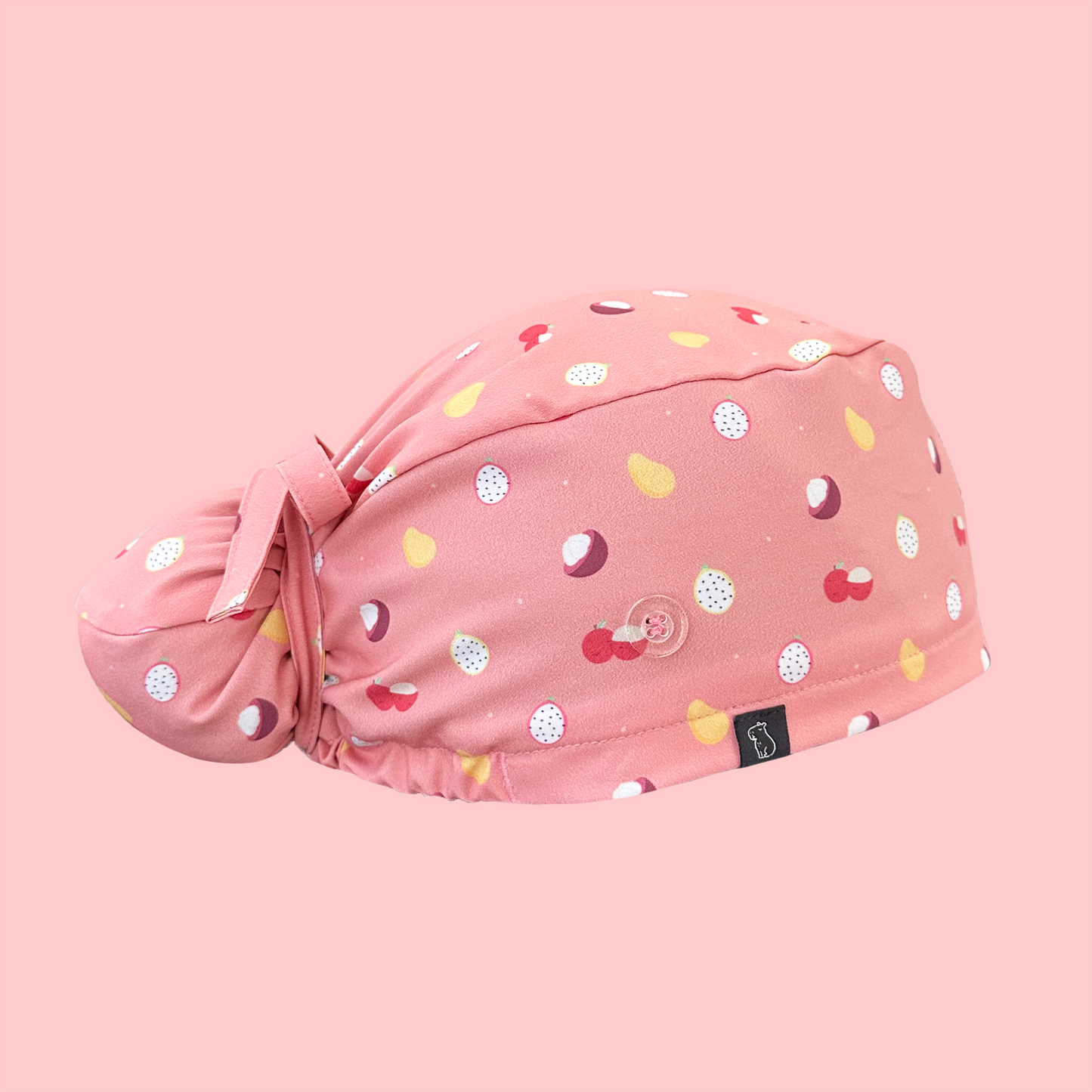 bun scrub cap: tropical fruit profile