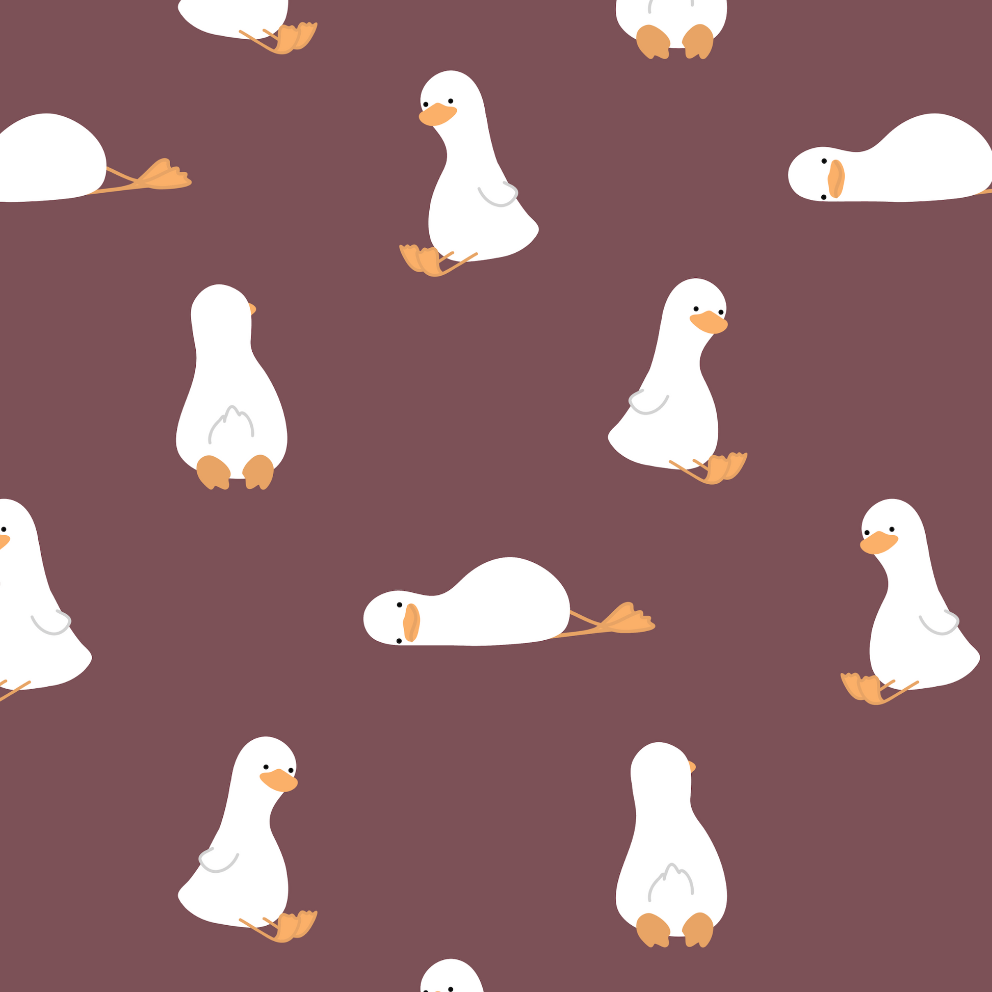 What the Duck graphic print