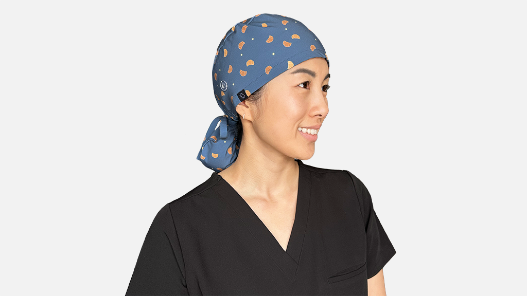 Ponytail Scrub Cap Banner