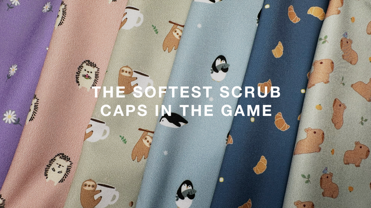 Capy: Ultra-soft, stylish premium scrub caps