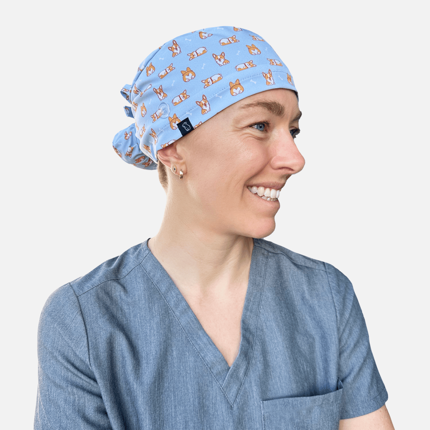 Capy Bun Cap: a modern surgeon-style scrub cap for long hair