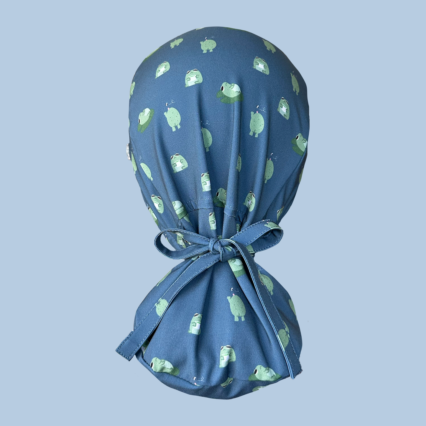 Ponytail cap with frog print