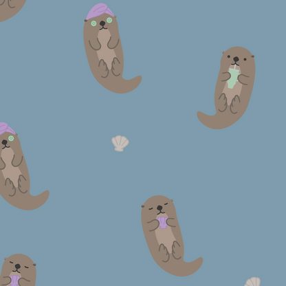 Otter-ly Unbothered Illustration Swatch