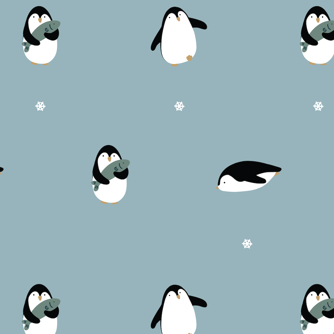 Capy Penguin Antics Print