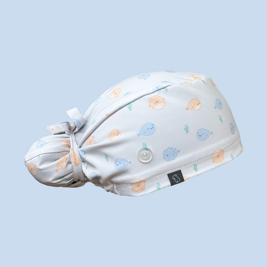 Bun Scrub Cap: Puffer Panic profile