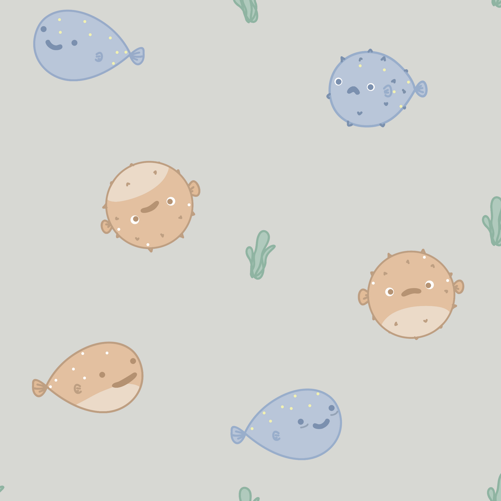 Puffer Panic print