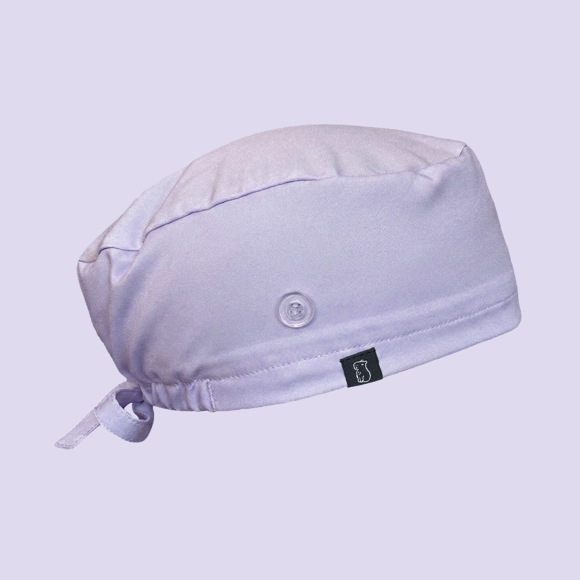 Classic cap in solid light purple